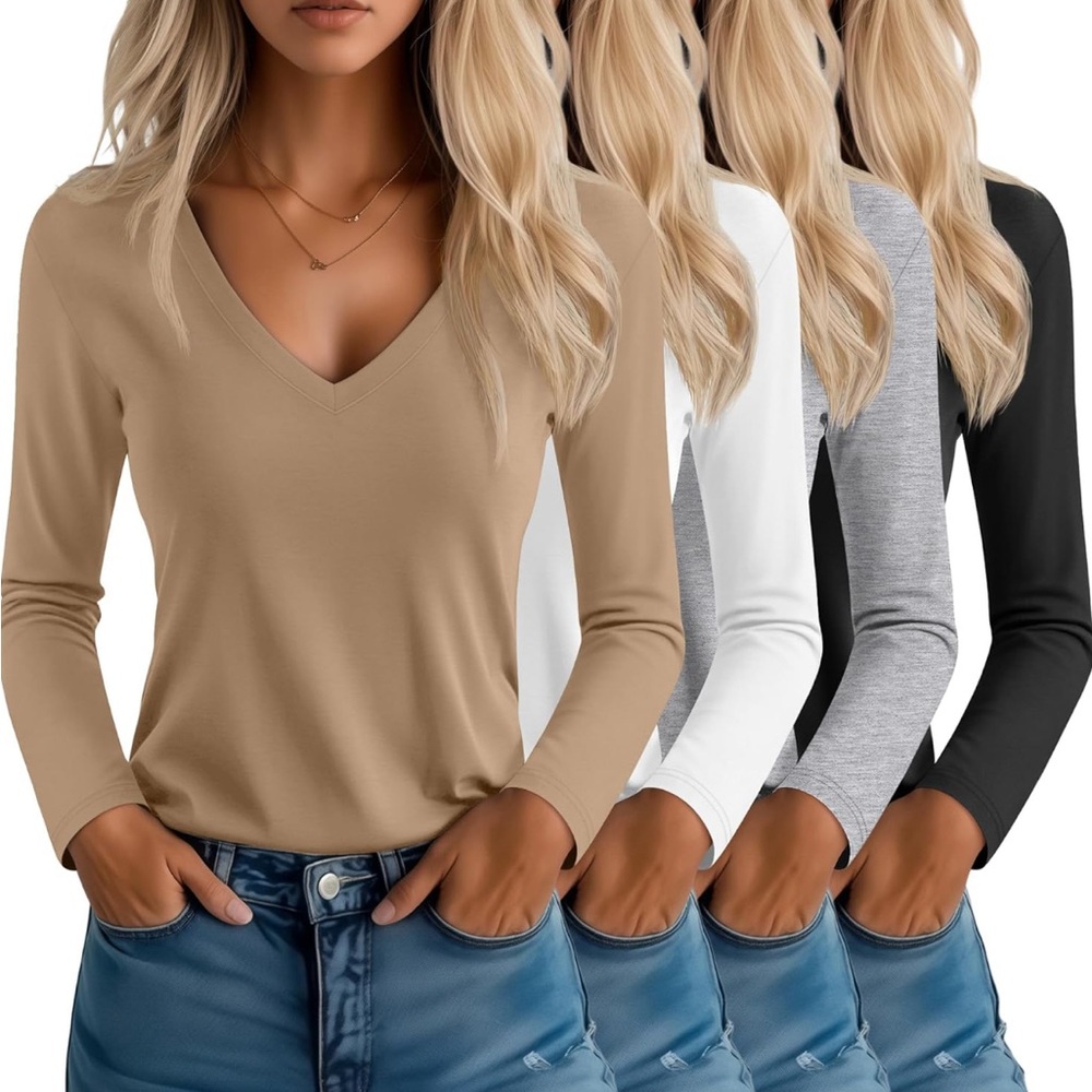 Long Sleeve Set of 4, S